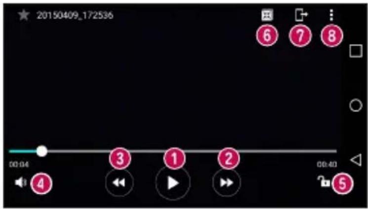 LG H815 - Opzioni video - 1