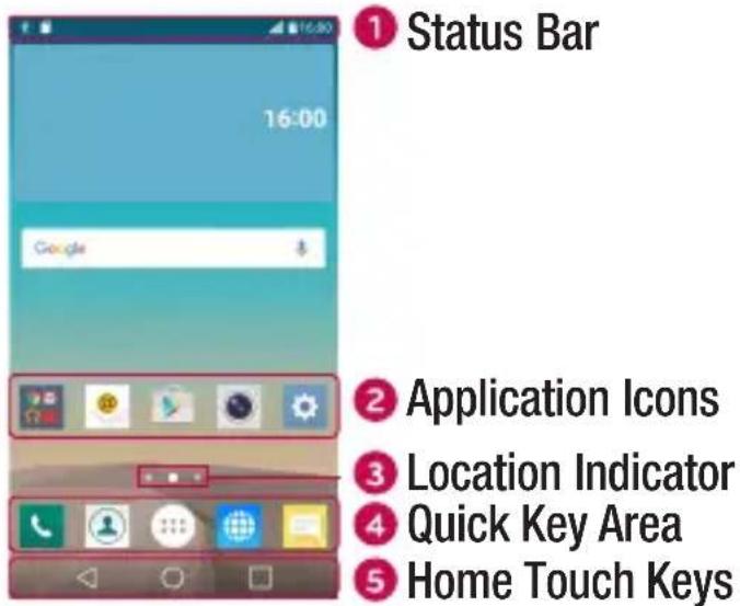 LG H500F - Home screen - 1