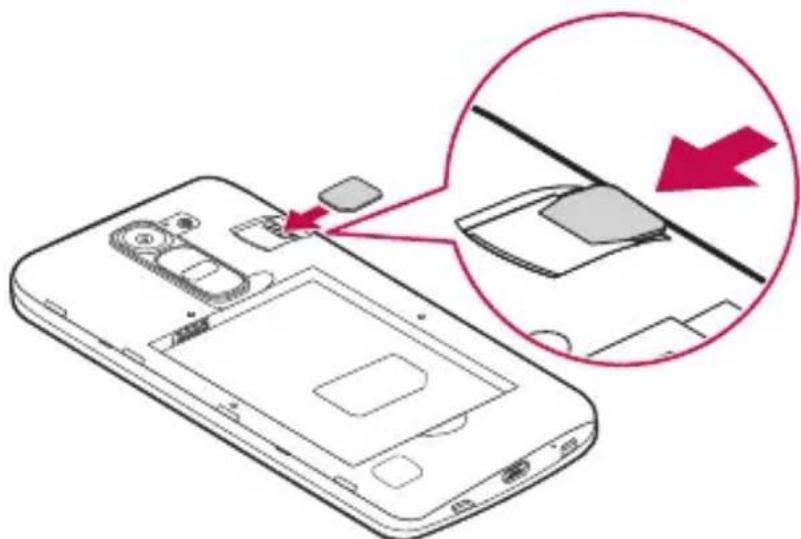 LG H500F - Installation de la carte SIM ou USIM et de la batterie - 2