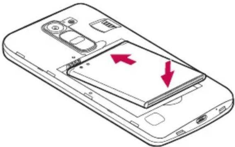 LG H500F - Installazione della scheda SIM o USIM e della batteria - 3