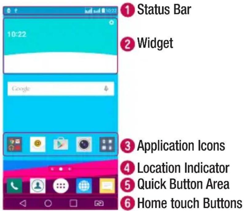 LG H818P - Home screen - 1