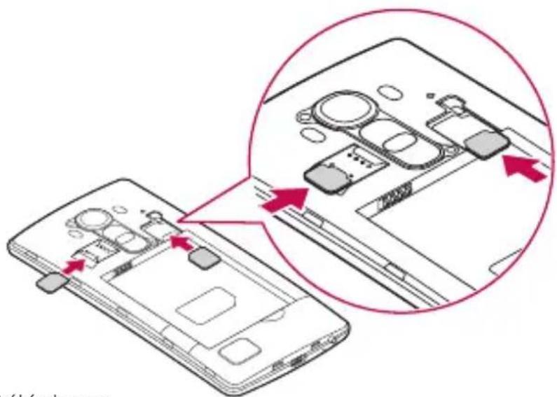 LG H818P - Installation de la carte SIM ou USIM et de la batterie - 2