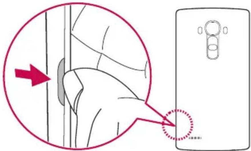 LG H818P - Installing the SIM or USIM card and battery - 1