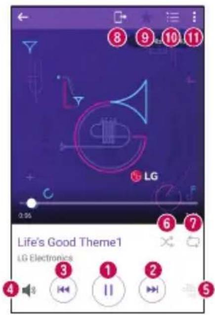 LG H818P - Lecture d'une chanson - 4