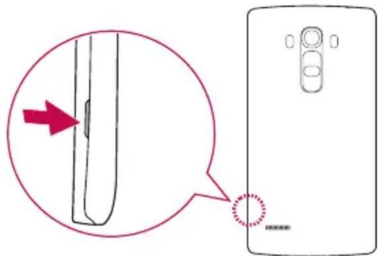 LG H735 - Installing the SIM or USIM card and battery - 1
