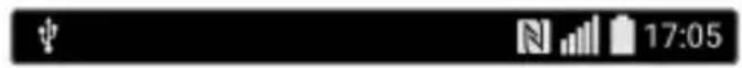 LG H440N - Indicator icons on the Status Bar - 1