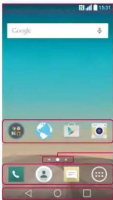 LG H440N - Écran d'accueil - 1