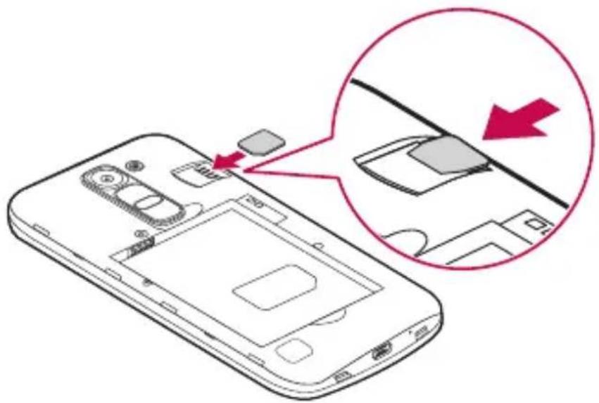 LG H440N - Installation de la carte SIM ou USIM et de la batterie - 2