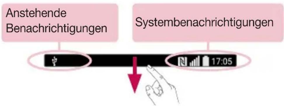 LG H440N - Benachrichtigungs-Panel - 1