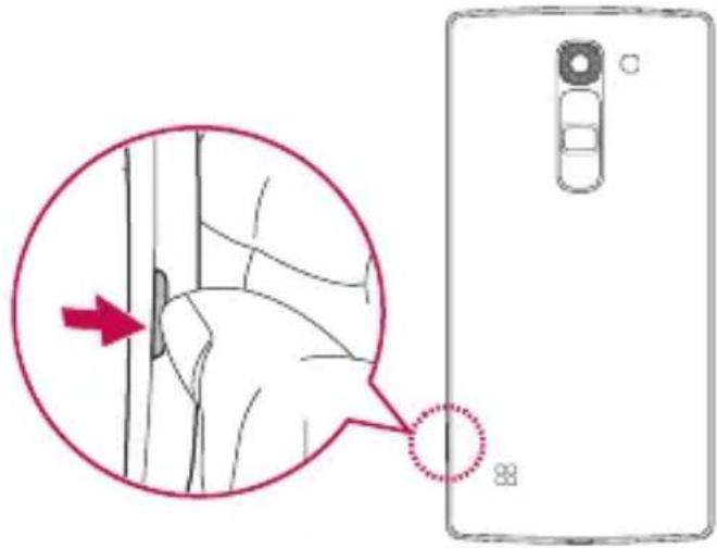 LG H440N - Installation de la carte SIM ou USIM et de la batterie - 1