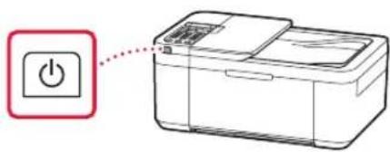 CANON PIXMA TR4651 - Mise sous tension de l'imprimante - 2