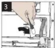 BEKO DS8432TX0 - Raccord du tuyau de vidange de l'eau - 3