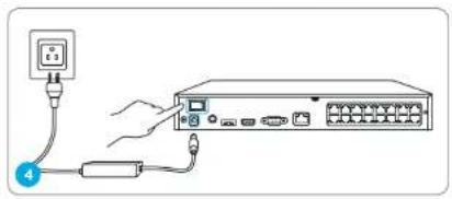 REOLINK RLN8410 - Diagramm für Anschluss - 4