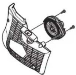 HUSQVARNA K 770 Rescue - To remove the spring assembly - 2