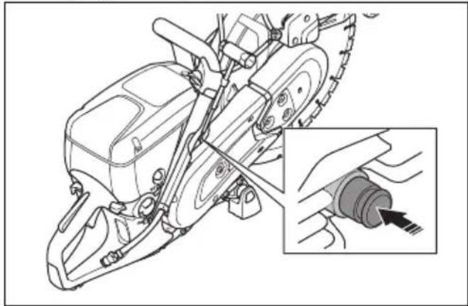 HUSQVARNA K 770 Rescue - So starten Sie das Gerät bei kaltem Motor - 4