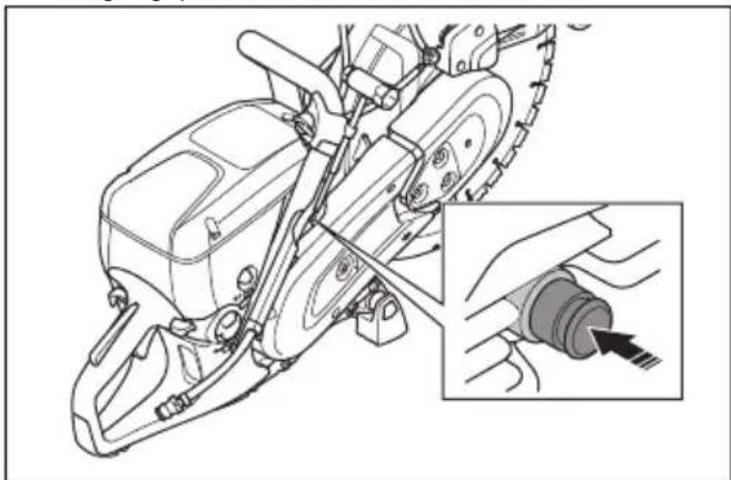 HUSQVARNA K 770 Rescue - So starten Sie das Gerät bei warmem Motor - 4