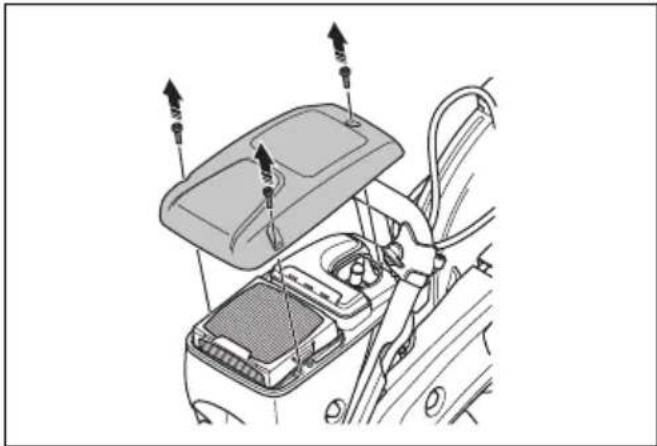 HUSQVARNA K 770 Rescue - To examine the air filter - 3