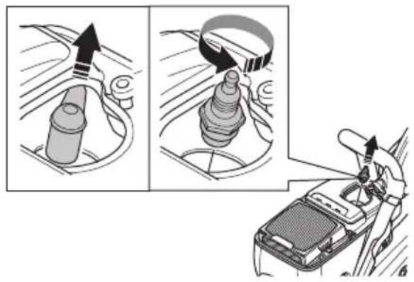 HUSQVARNA K 770 Rescue - Pour contrôler la bougie d'allumage - 4