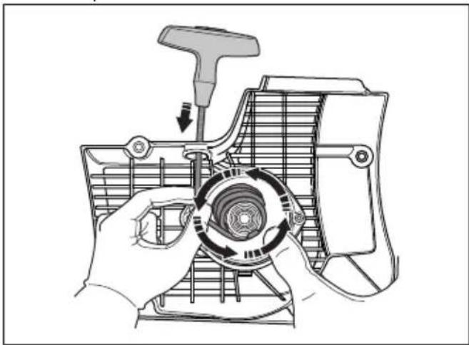 HUSQVARNA K 770 Rescue - Changement d'un câble de démarreur endommagé - 3