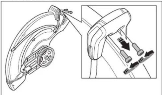 HUSQVARNA K 770 Rescue - To reverse the cutting head (K 770, K 770 OilGuard, K 770 Rescue) - 5