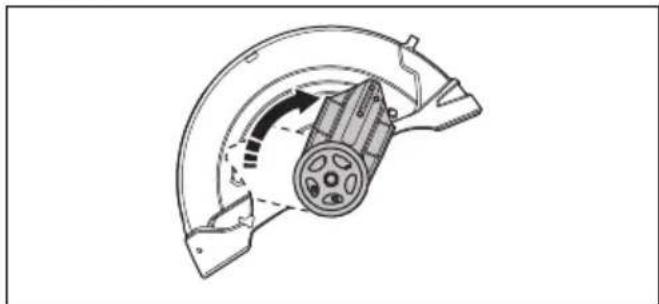 HUSQVARNA K 770 Rescue - To reverse the cutting head (K 770, K 770 OilGuard, K 770 Rescue) - 8