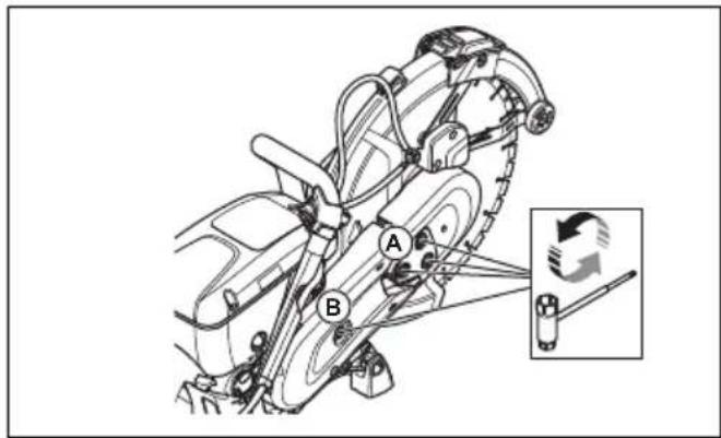 HUSQVARNA K 770 Rescue - Pour remplacer la courroie d'entraînement - 2
