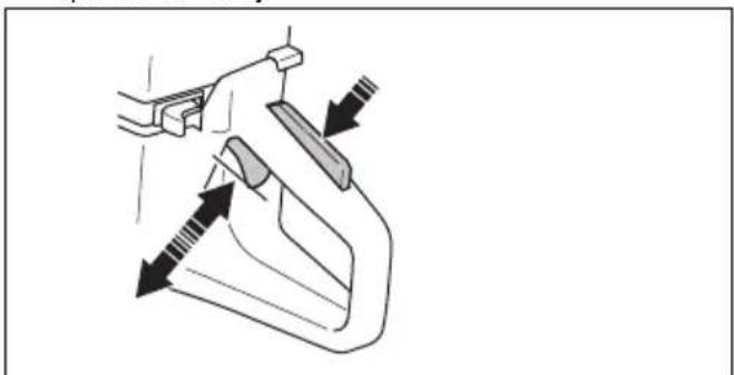 HUSQVARNA K 770 Rescue - To do a check of the throttle trigger lockout - 3