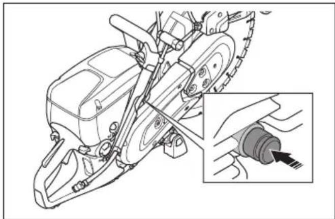 HUSQVARNA K 770 Rescue - To start the product with a cold engine - 4