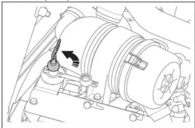 HUSQVARNA P 520DX - Uporaba grelnika kabine - 6