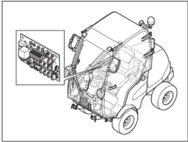 HUSQVARNA P 520DX - Een zekering vervangen - 1