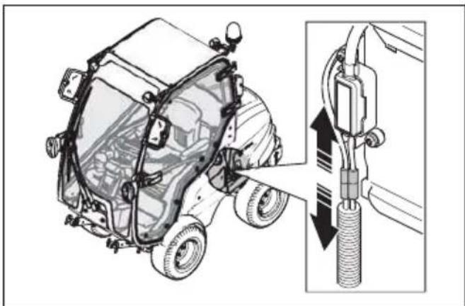 HUSQVARNA P 520DX - Dépose et installation de la cabine - 1