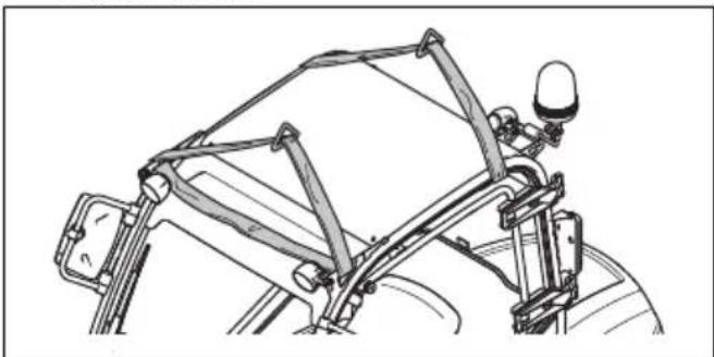 HUSQVARNA P 520DX - Dépose et installation de la cabine - 7