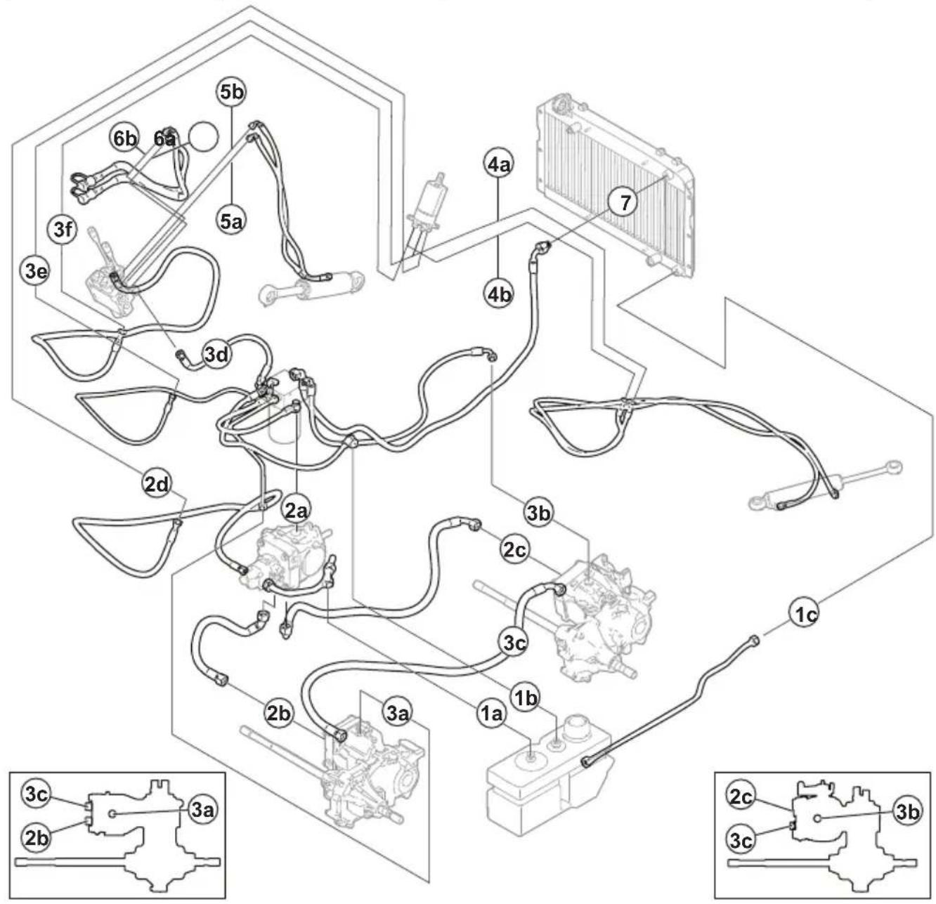 HUSQVARNA P 520DX - Pour contrôler le niveau d'huile de transmission - 4