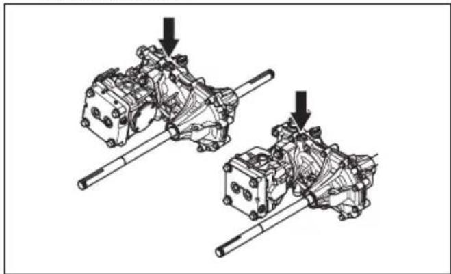 HUSQVARNA P 520DX - So prüfen Sie den Hydraulikölstand - 1