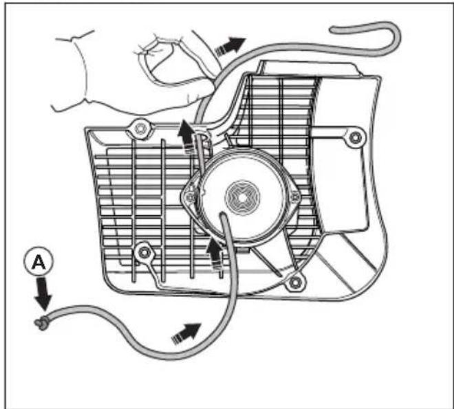 HUSQVARNA K 770 SmartGuard - Changement d'un cable de démarreur endommagé - 5