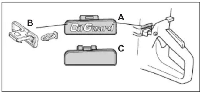 HUSQVARNA K 770 SmartGuard - De OilGuard uitschakelen - 1