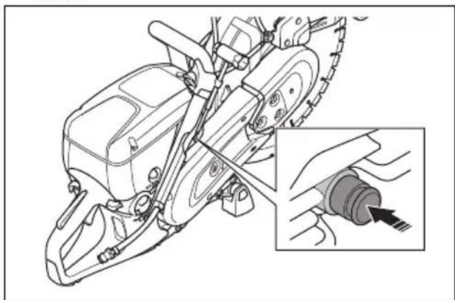 HUSQVARNA K 770 SmartGuard - To start the product with a warm engine - 4