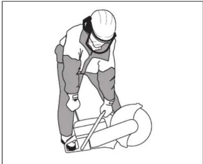 HUSQVARNA K 770 SmartGuard - Het product starten met een warmemotor - 7