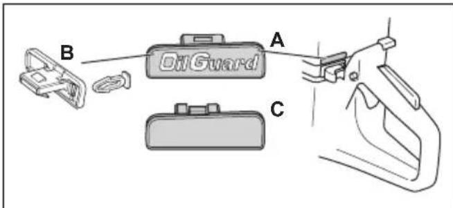 HUSQVARNA K 770 SmartGuard - To disengage the OilGuard - 1