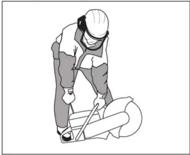 HUSQVARNA K 770 SmartGuard - To start the product with a cold engine - 7