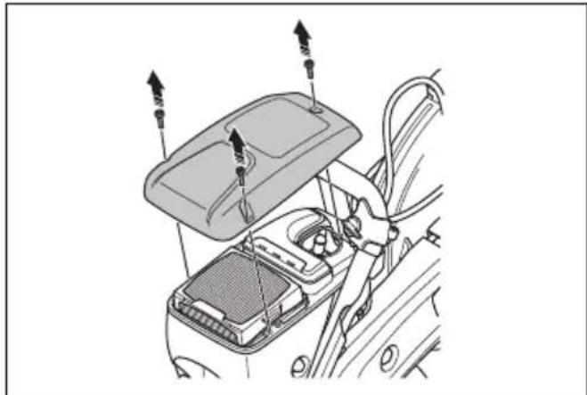 HUSQVARNA K 770 SmartGuard - To examine the air filter - 3