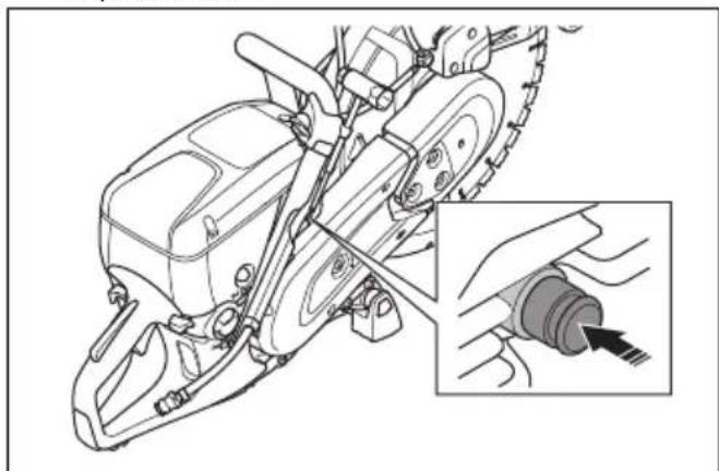 HUSQVARNA K 770 SmartGuard - Het product starten met een warmemotor - 4