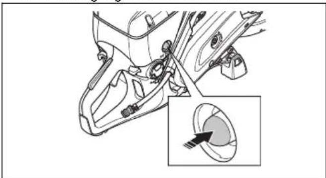 HUSQVARNA K 770 SmartGuard - Het product starten met een koude motor - 5