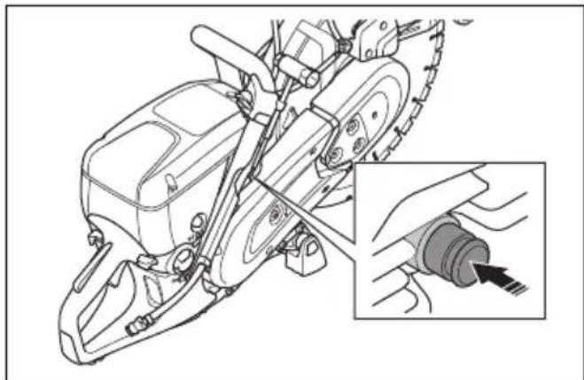 HUSQVARNA K 770 SmartGuard - To start the product with a cold engine - 4