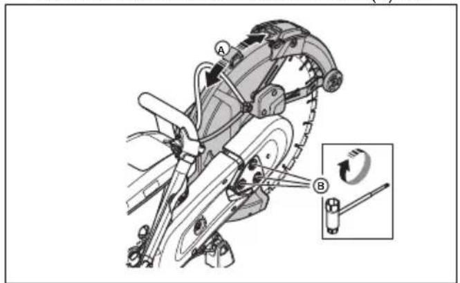 HUSQVARNA K 770 SmartGuard - So stellen Sie die Spannung des Treibriemens ein - 2