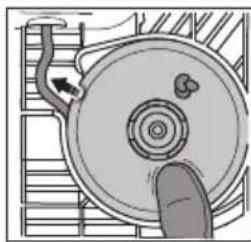 HUSQVARNA K 770 SmartGuard - To adjust the tension of the recoil spring - 4