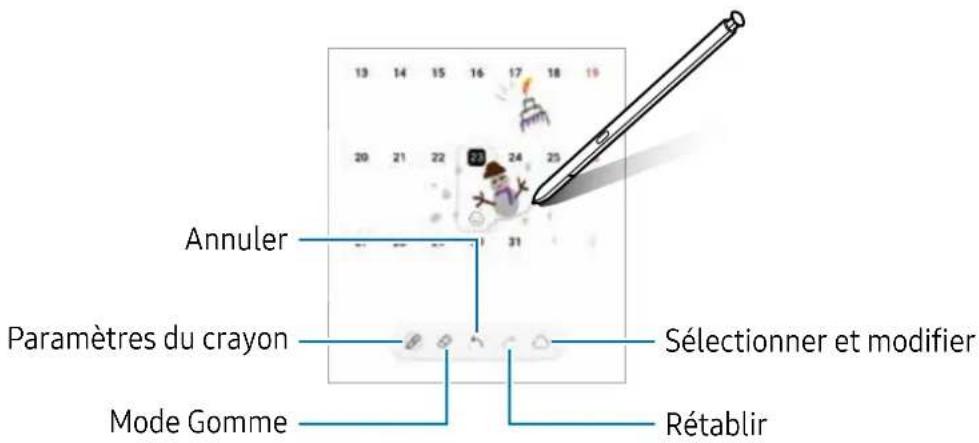 SAMSUNG Galaxy S21 FE 5G - Écrire sur le calendrier - 1