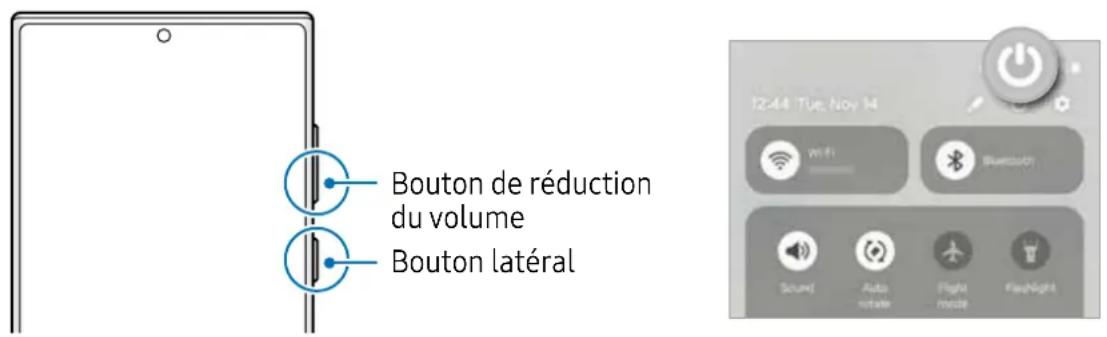 SAMSUNG Galaxy S21 FE 5G - Allumer et éteindre l'appareil - 2