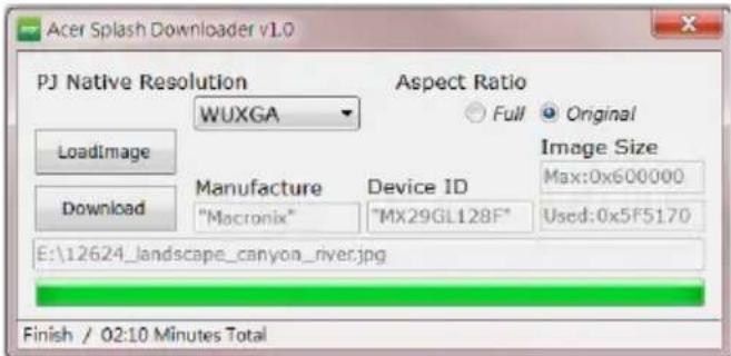 ACER PD1530i - Λήψη της εικόνας στον προβολέα - 1