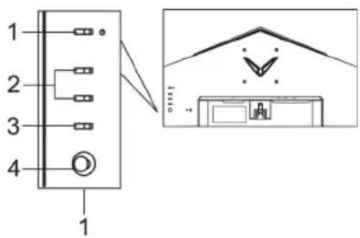 ACER QG241YP - Füusilised nupud - 1